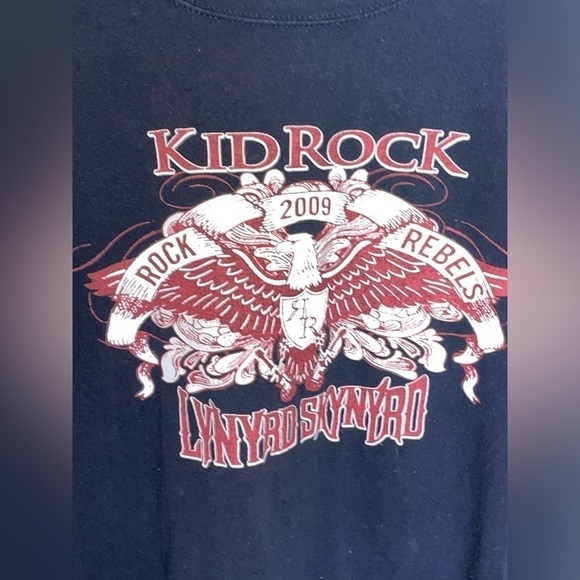 Kid Rock - Rock Rebels 2009 With Lynyrd Skynyrd.  Black Shirt. L. Anvil .‌‌‌‌‌ - Picture 8 of 12